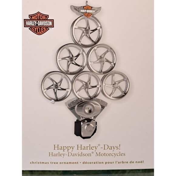 2011 NEW Hallmark Happy Harley Days Harley-Davidson Motorcycles Harley Tree - Picture 2 of 5